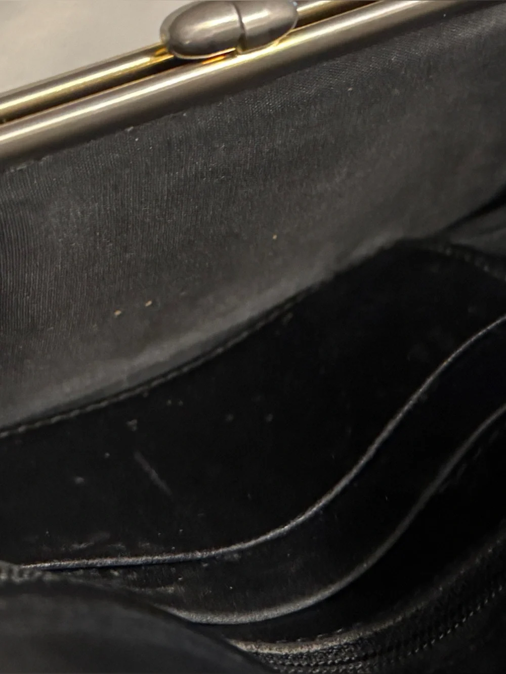 Christian Dior Black Oblique Trotter Bifold Kisslock Wallet